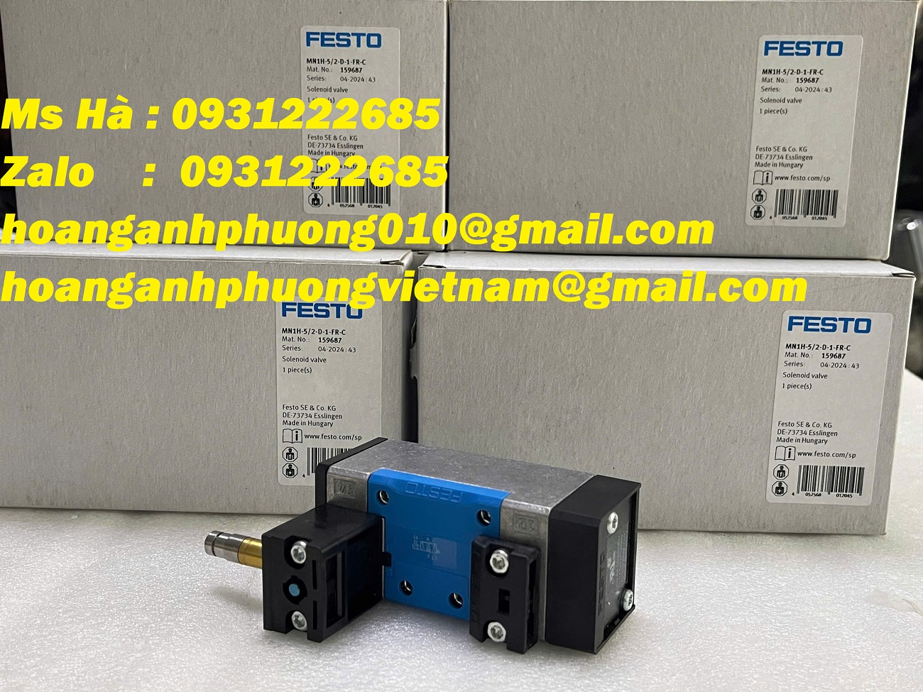 Festo - Van điện từ MN1H-5/2-D-1-FR-C giá ưu đãi hàng tháng